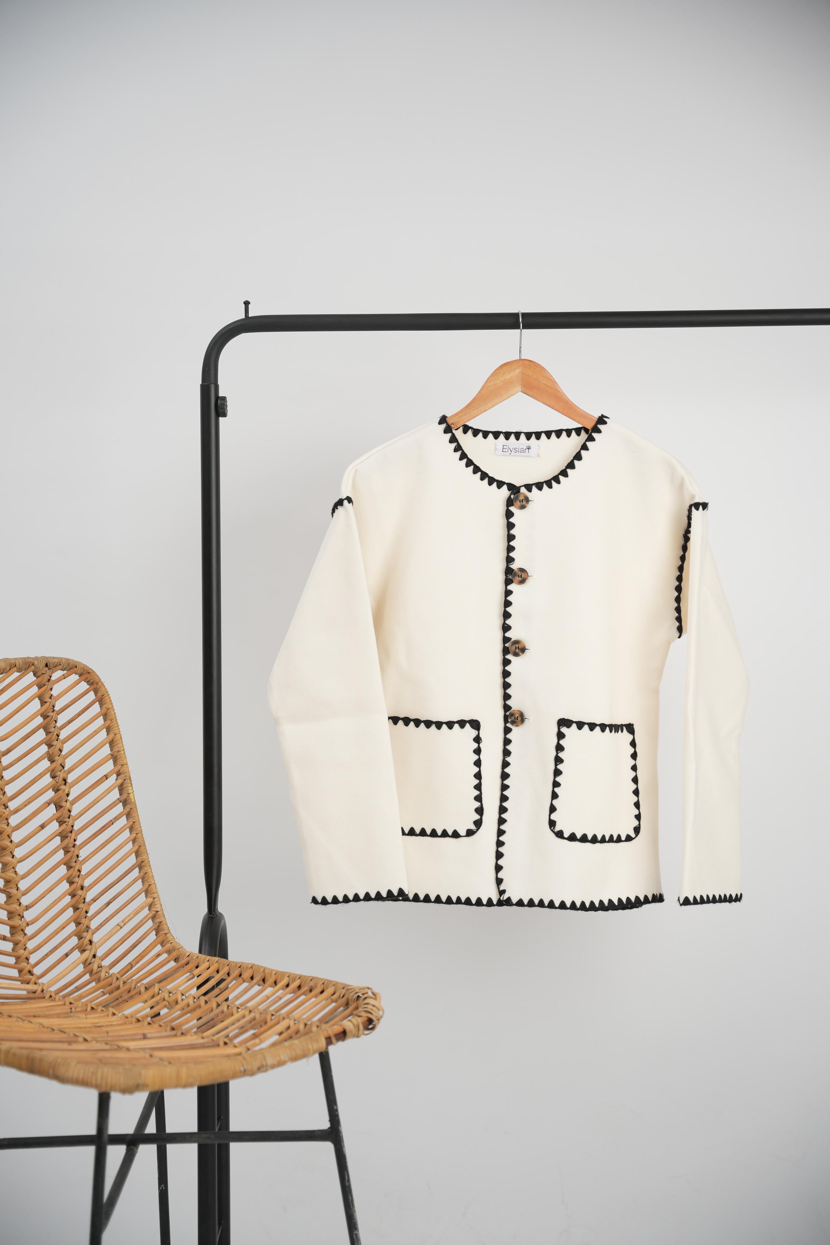 Ivory Knit Jacket